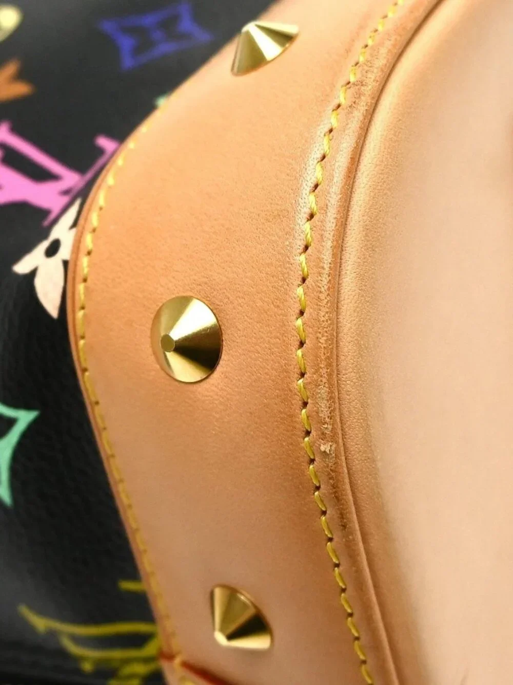 Best07 Louis Vuitton Monogram Multicolor Alma GM Handbag M40442 RC1151 NQ10914